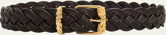 The Row Augustus Braided Leather Belt