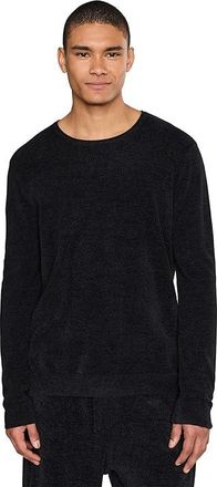 Barefoot Dreams CozyChic Ultra Lite(r) Roll Neck Pullover Mens Sweater Black : 2XL, Nylon/Viscose