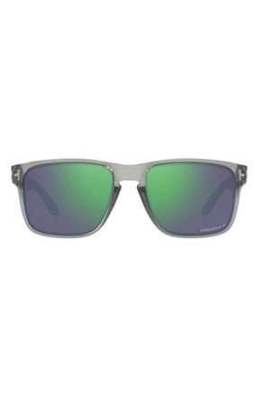 Oakley Holbrook XL 59mm Prizm Polarized Sunglasses in Grey Metal at Nordstrom