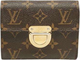 Louis Vuitton Pre-owned Wallets, female, Brown, Size: ONE SIZE Pre-owned Coated Canvas Wallet