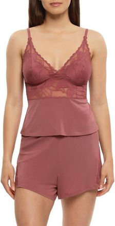 Felina Annalisa Short Pajamas in Roan Rouge at Nordstrom, Size X-Large