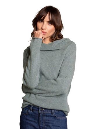 Celtic & Co. Collared Slouch Sweater in Dark Sage at Nordstrom, Size X-Small
