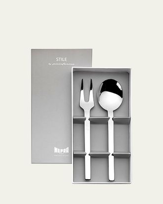 Mepra Stile 2-Piece Gift Boxed Serving Set