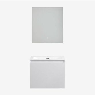 Sklum Sklum - Conjunto De Mueble De Ba&ntilde;o En Madera Con Lavabo Integrado Macrae