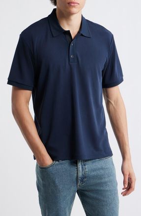 Rag & Bone Slim Fit Tech Piqu&eacute; Polo in Salute at Nordstrom, Size Xx-Large