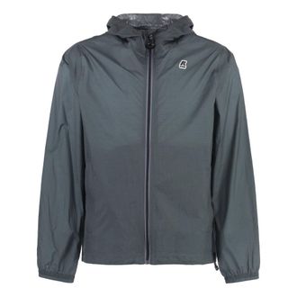 K-Way Cleon Hooded Nylon Jacket - Heren - Zomerjassen - Grijs - XL - Nylon - Jassen