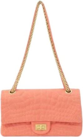 Chanel Pre-owned Canvas Shoulder Bag - Dames - Vintage Schoudertas - Roze - ONE Size - Vintage