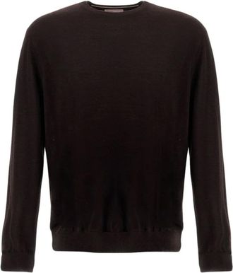 Herno Truien & Vesten, Heren, Bruin, M, Round-neck Truien