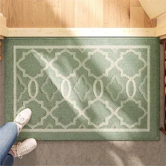 OEM Alfombras Para Exteriores, Alfombras Lavables Para La Puerta Principal, Alfombras Entrada Antideslizantes Absorbentes, Gris Oscuro, 120 X 180 Cm