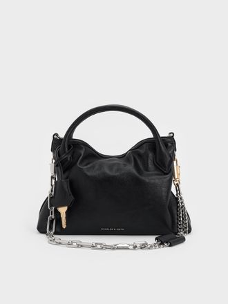 Charles & Keith Mini Delfina Chain Tote Bag