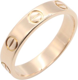 Cartier Gold Pink Gold (18K) Band Ring (Pre-Owned)