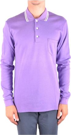 Marc Jacobs T-shirt Polo Sweater - Heren - Longsleeves - Paars - M - Tops