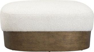 TOV Furniture Tov Furniture Domina Sugar Boucle Ottoman