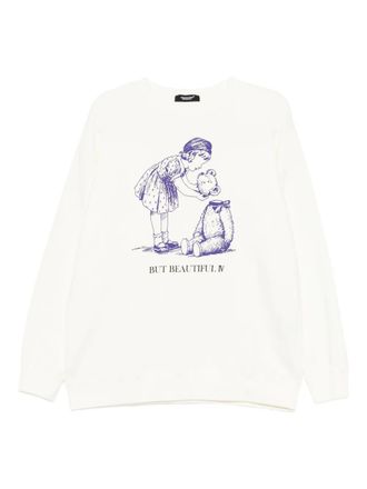 Undercover graphic-print sweatshirt - Neutrals