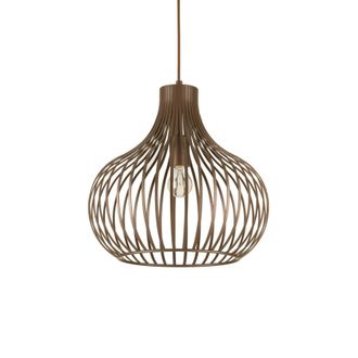 Netlighting Onion 1 Light Ceiling Pendant Brown