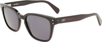 Ferragamo Grey Square Mens Sunglasses SF1040SCP 001 55