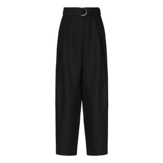 Max Mara Black Trousers Jane - female - Max Mara - Straight Trousers - Black - M - Trousers