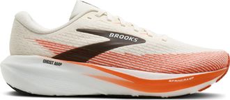 Brooks Mens Ghost Amp Road-Running Shoes White 10.5
