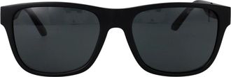 Emporio Armani Zonnebril - Heren - Zonnebrillen - Zwart - 56 MM - Accessoires
