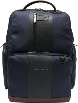 Piquadro Brief 2 Laptop Rugzak 15.6 - Heren - Rugzakken - Veelkleurig - ONE Size - Leer - Tassen