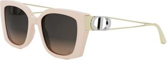 Dior Stijlvolle Cd 40185I Mode Accessoire - unisex - Zonnebrillen - Roze - 53 MM - Accessoires