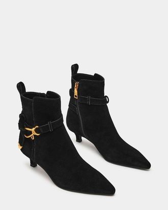 Steve Madden Spitse bottines van su&egrave;deleer Roller