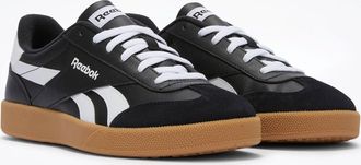 Reebok Classic Sneaker REEBOK CLASSIC REEBOK SMASH EDGE S, Damen, Gr. 45, schwarz-weiss (schwarz, wei&szlig;, gum), Leder, Synthetik, Schuhe Sneaker