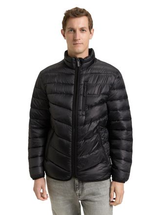 Tom Tailor Steppjacke TOM TAILOR, Herren, Gr. XXL, schwarz, Steppware, Obermaterial: 100% Polyester. Futter: 100% Polyester, unifarben, regular fit normal, elast
