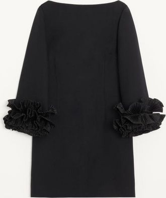 Valentino Abito In Crepe Couture Donna NERO 38