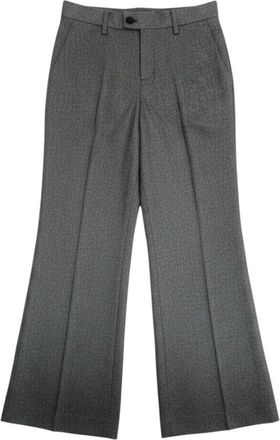 Closed Broeken, Dames, Grijs, W29, Wol, Wijde broek