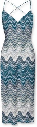 MC2 Saint Barth Stijlvolle Jurk - Dames - Casual kleedjes - Blauw - L - Kleedjes