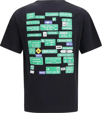 Palm Angels Street Signals T-Shirt - Black
