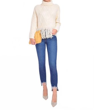 Frame Denim Le High Straight Jeans In Hallam Chew
