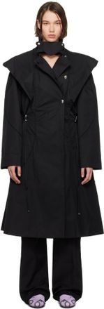 azuma. Pentagram Trench Coat 黒 アヴァンギャルド A LINE TRENCH COAT