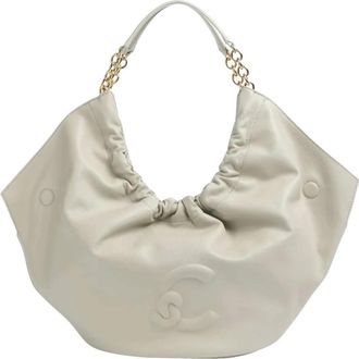 Coccinelle Tassen, Dames, Groen, ONE Size, Leer, Smash Medium Shoulder Bag