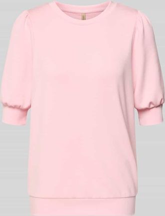 Soyaconcept Sweatshirt mit 1/2-Arm Modell BANU in Rosa, Gr&ouml;&szlig;e XXL