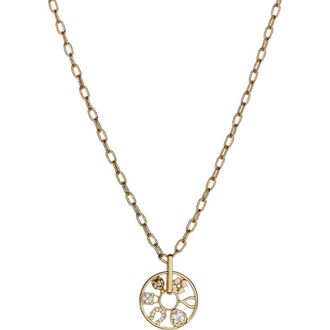 Alex and Ani Love Luck Wheel Necklace in Gold at Nordstrom
