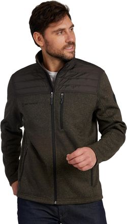 Free Country Mens Frore Sweater Knit Fleece Jacket