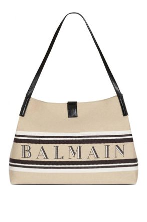 Balmain RELEASE CANVAS SHOPPER Size: OS, colour: BEIGE