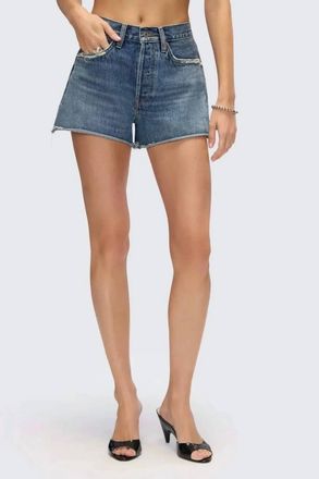 Re/Done Womens A Frame Short In Sonoma Indigo