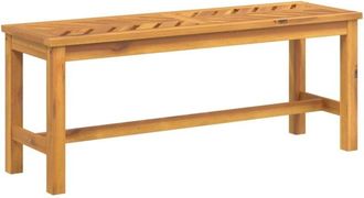 vidaXL Vidaxl - Garden Bench 110 cm Solid Wood Acacia