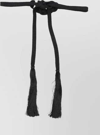Forte_Forte braided tassel end belts collection