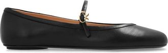Gianvito Rossi Ballet Flats Carla - Dames - Ballerinas - Zwart - 39 EU - Leer - Schoenen