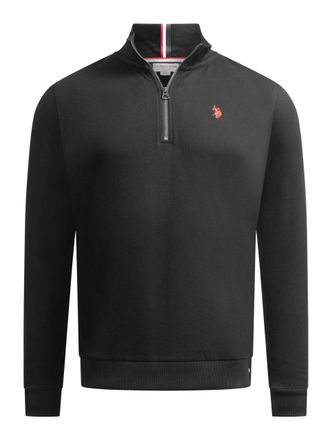 U.S.Polo Association heren half-zip trui USNiico van katoenmix