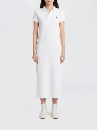 Polo Ralph Lauren Abito a polo midi in cotone
