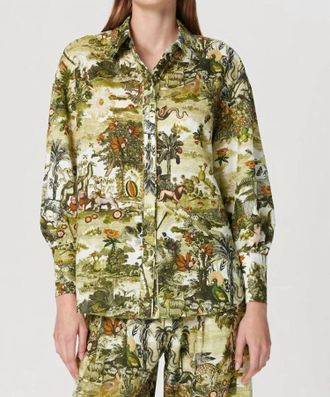 Chufy Sierra Button Down Shirt In Eden Green