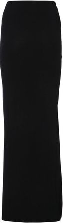 Jacquemus Womens La Jupe Peplo Skirt Black Cotton