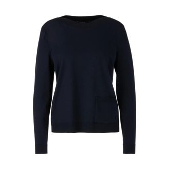 Marc Cain Rethink Together Sweater - Dames - Truien - Blauw - Maat: XS Wol