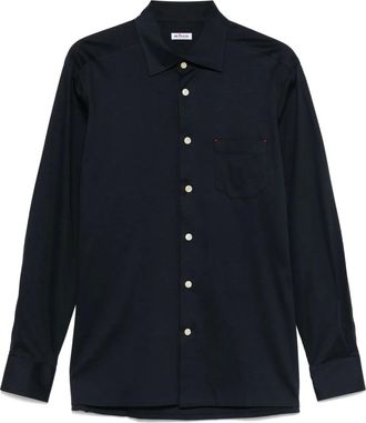 Kiton Camicia in cotone - Blu