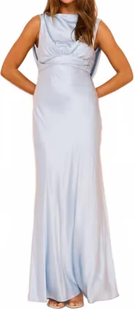 Hansen & Gretel Clara Maxi Dress In Glacier